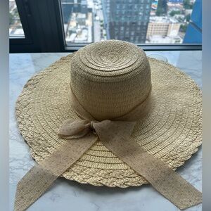 Beautiful hat with a bow at the back